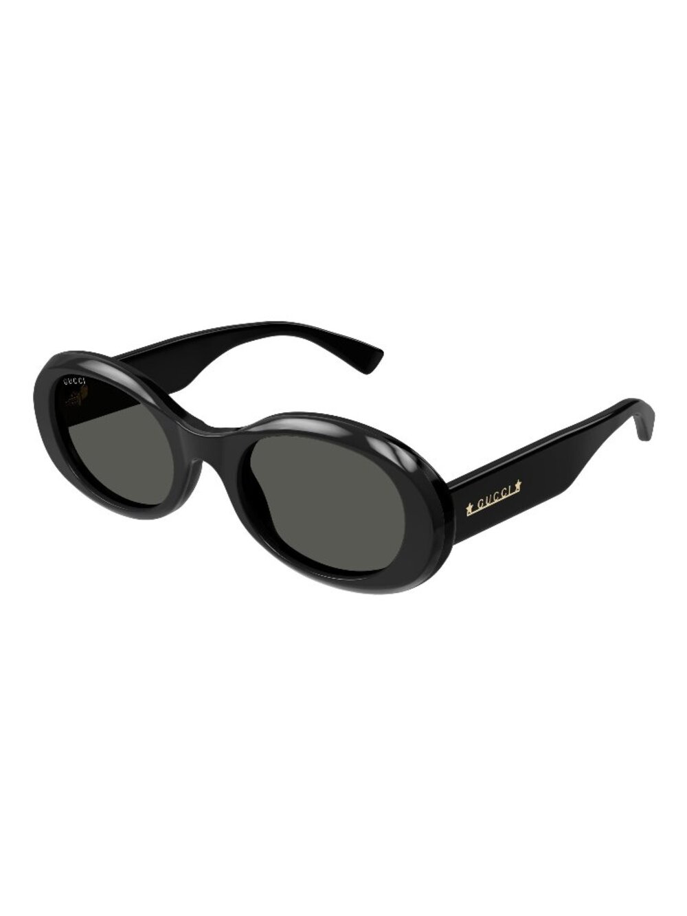 New Gucci Women's Sunglasses Black Square Grey Lens Acetate Frame GG1587S 001 52